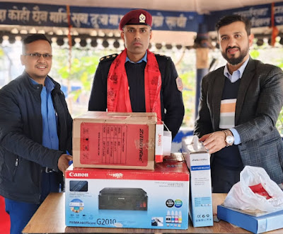 स्वावलम्बन संस्थाद्वारा एक थान कम्प्युटर, प्रिन्टर र स्क्यानर हस्तान्तरण कार्यक्रम सम्पन्न ।