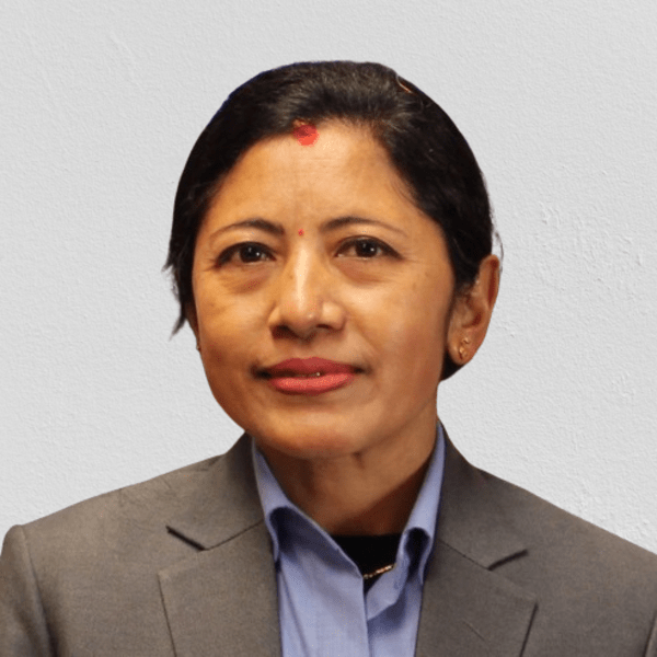 Management team, photo of Mrs. Narayan Devi Shrestha